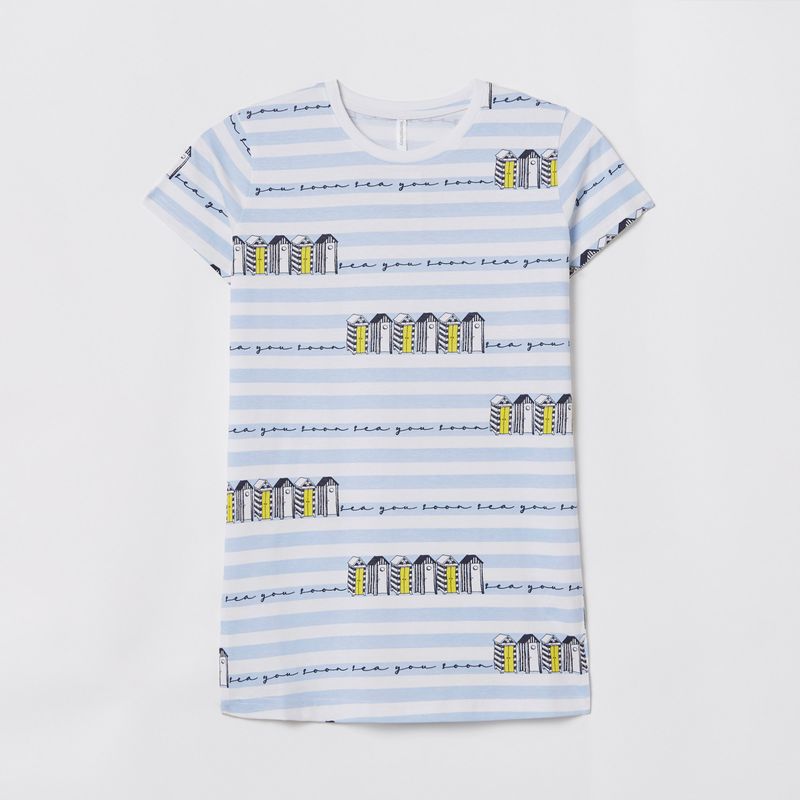 Camicia da notte bambina con stampa Sea You Soon Yamamay