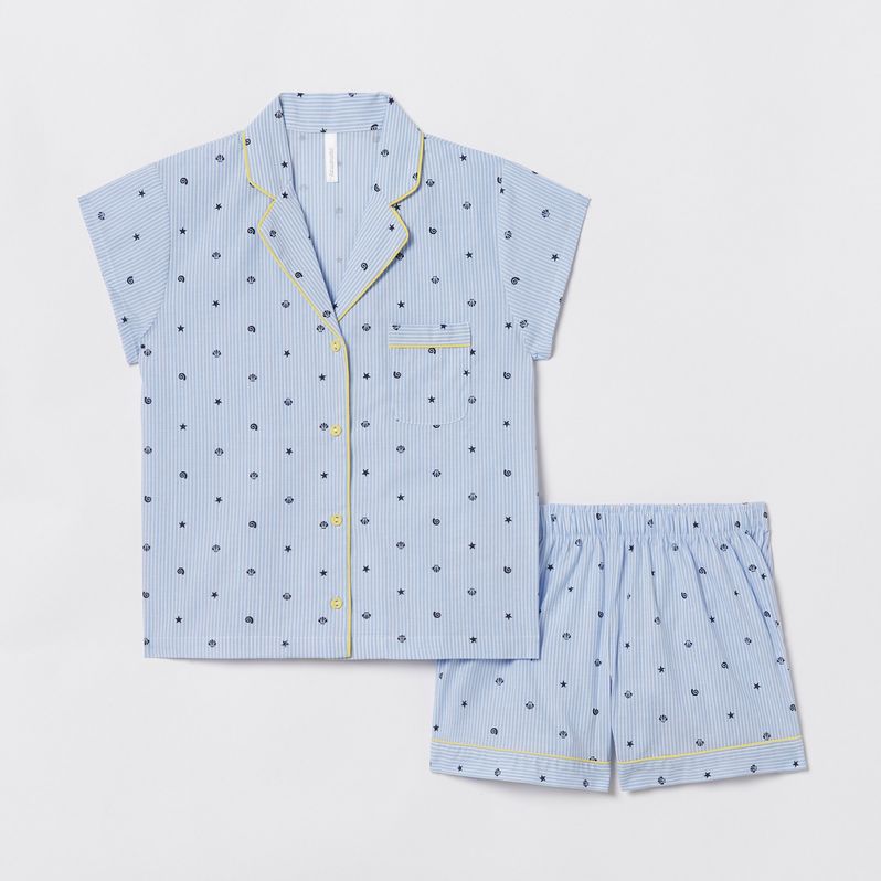 Short-Pyjamas with front opening - Sea you soon