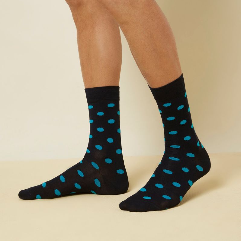Calze Uomo Camano 100 Denari | Pacco Da 2, Morbido Cotone, Vita Media, Taglie 39-42/43-46/47-49