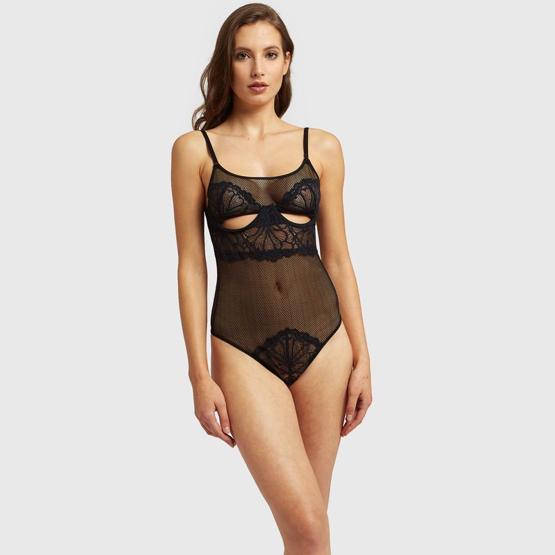 Bodysuit with an underwire and lace - Fujiko