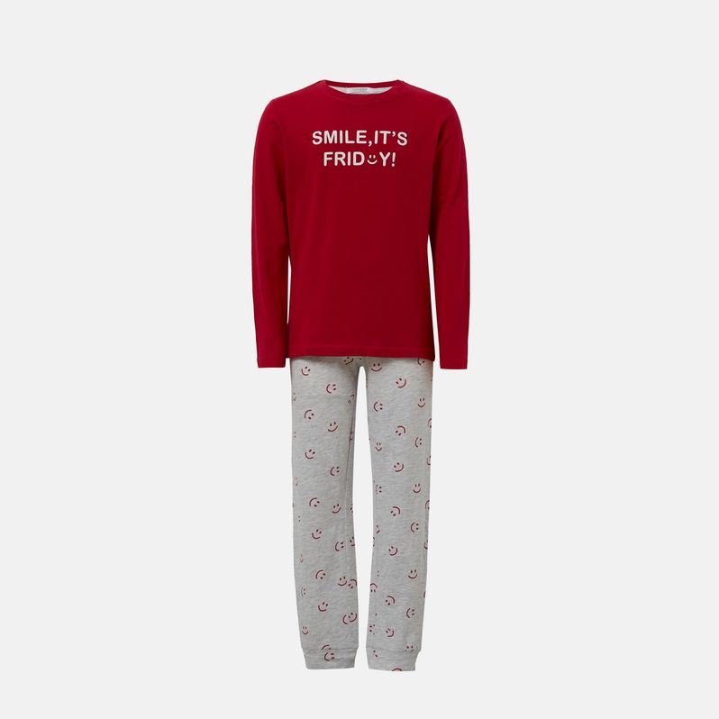 Girl's long-sleeved pyjamas - Smile