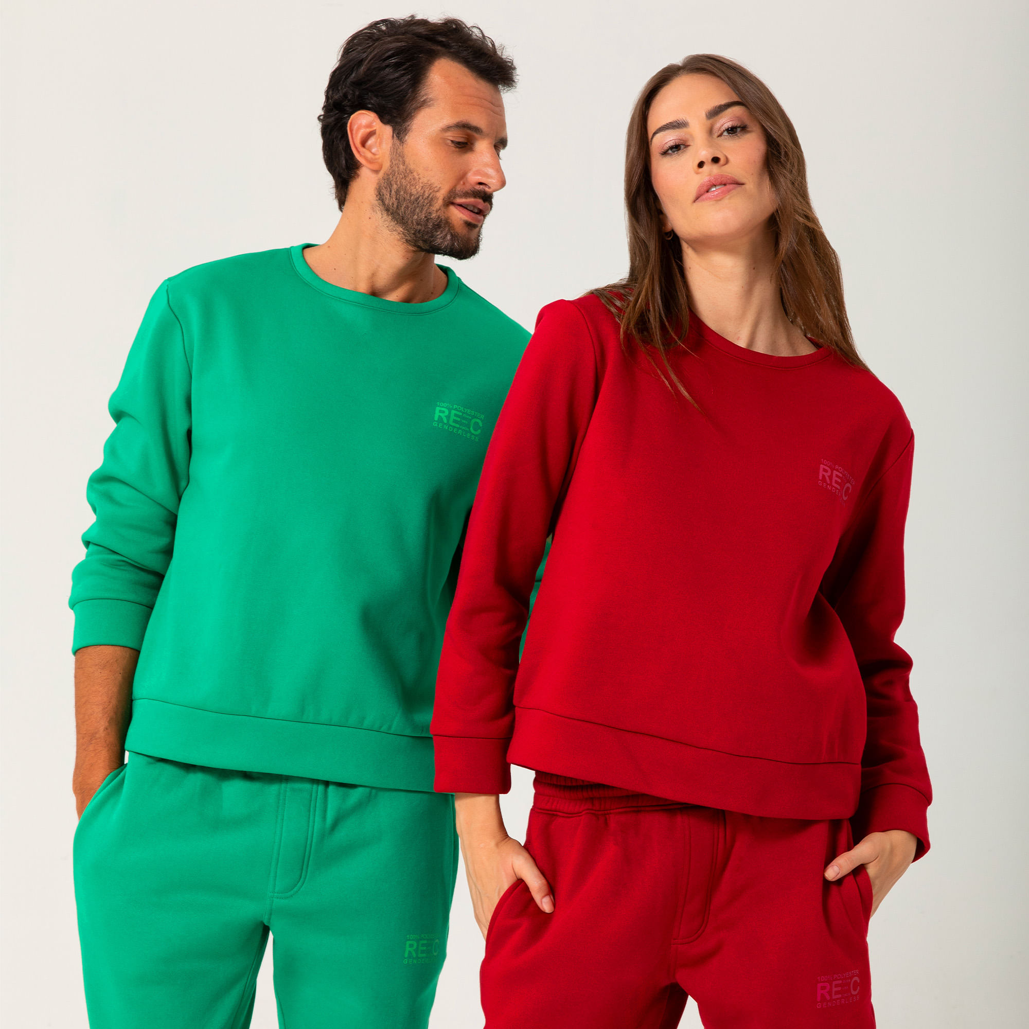 Felpa unisex in tessuto con fibre riciclate Easy Living Yamamay