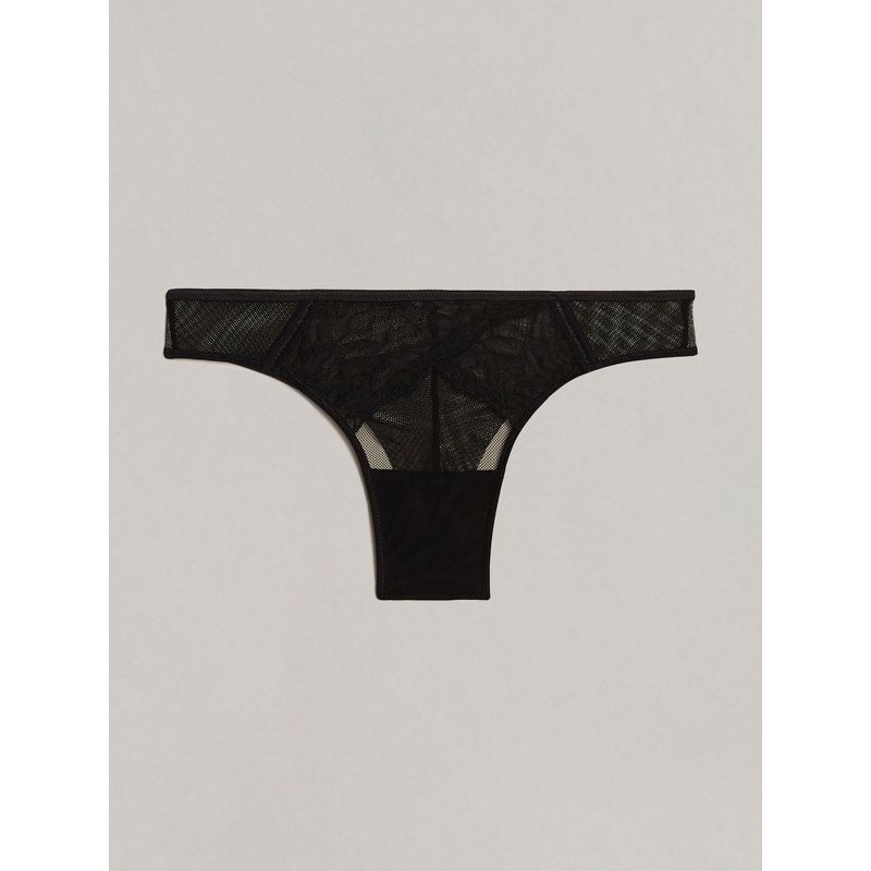 Buy Yamamay Lace Brazilian Brief In Black