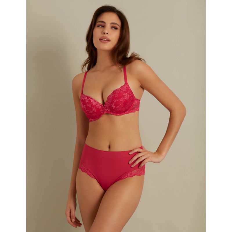 Push up without underwire in Primula Color fuchsia lace - Yamamay