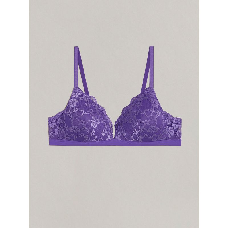 Purple lace push up triangle bra Primula Color - Yamamay