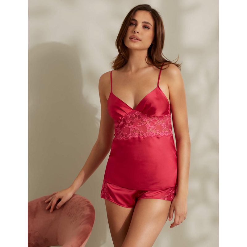 Buy Yamamay Pink Primula Lace Hipster Pink online