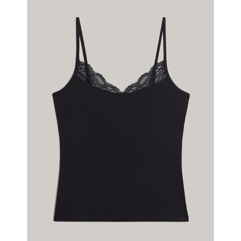 Wool Camisole - Black