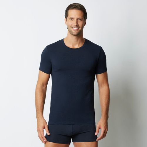 T-shirt uomo in cotone in tinta unita New Simply