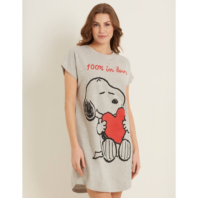 Camicia da notte manica corta - Snoopy Love