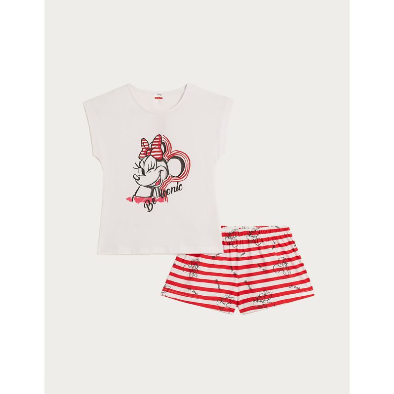 Kurzer Pyjama für kleine Mädchen – Disney® Minnie