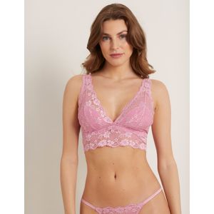 Buy Yamamay Lace Preformed Bustier In Pink