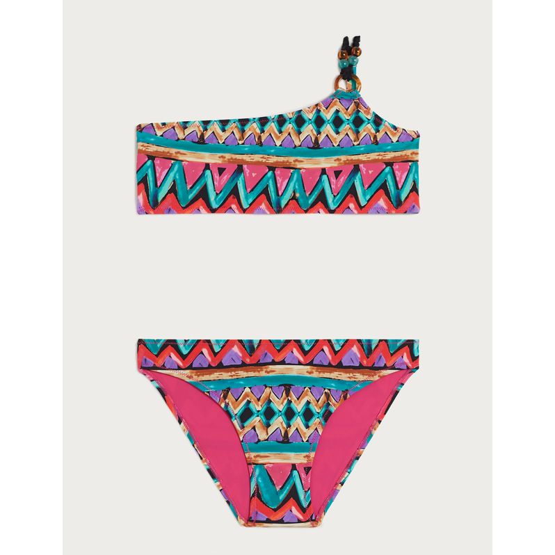 Girls' bandeau + brief bikini set - Lamu