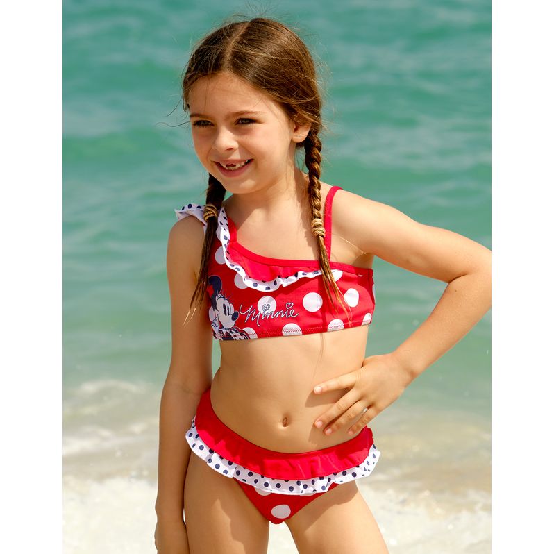 Conjunto de bikini para niña banda + slip - Disney® Minnie