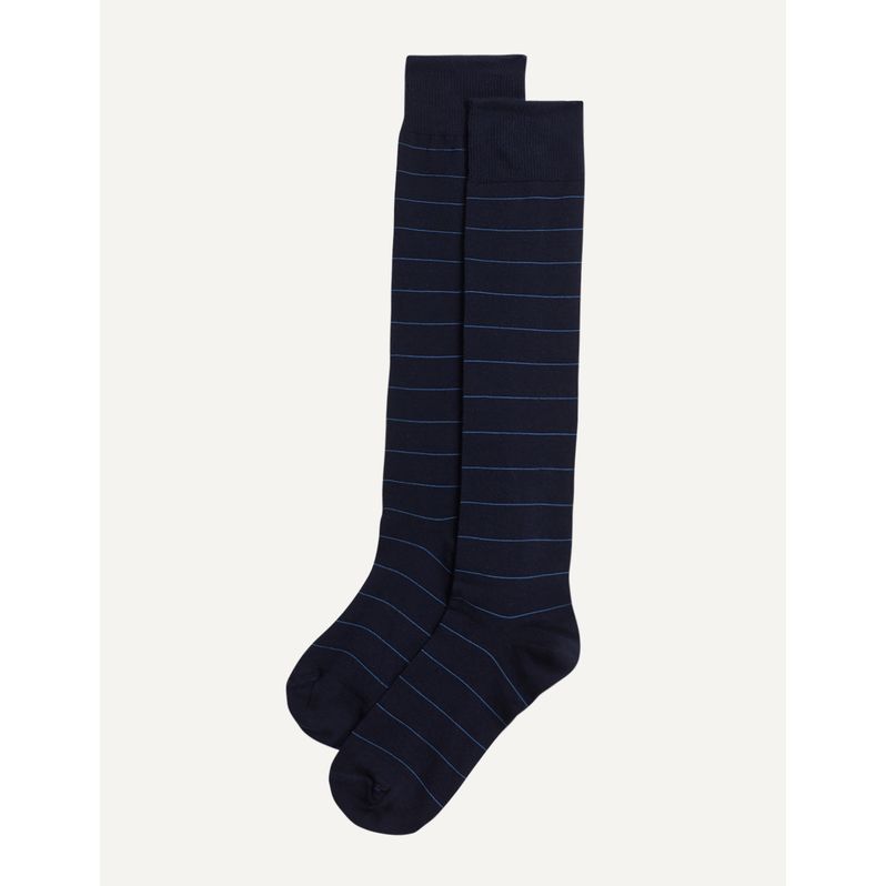 Calze lunghe blu righe - Daily