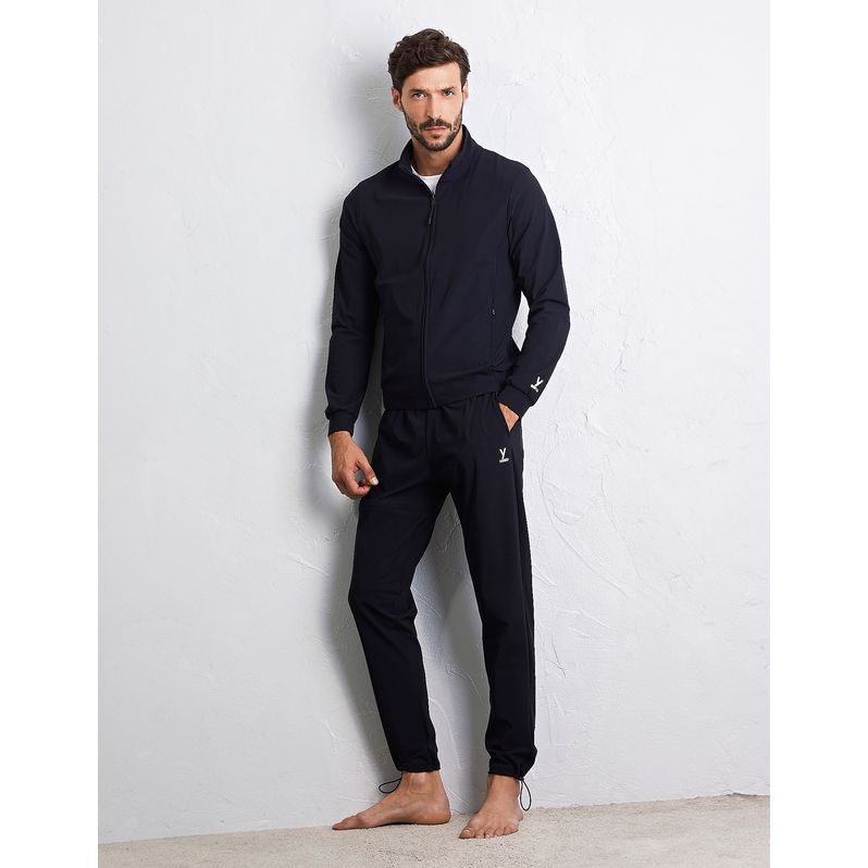 Pantalone con elastici alle caviglie in tessuto Bahia realizzato con fibre riciclate Sport