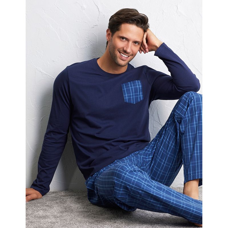 Men s Daily Pajamas Long Sleeve Pyjama Yamamay