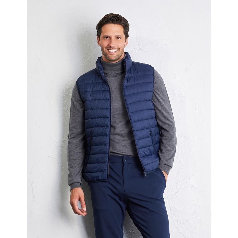 Gilet trapuntato con tasche Easy Living