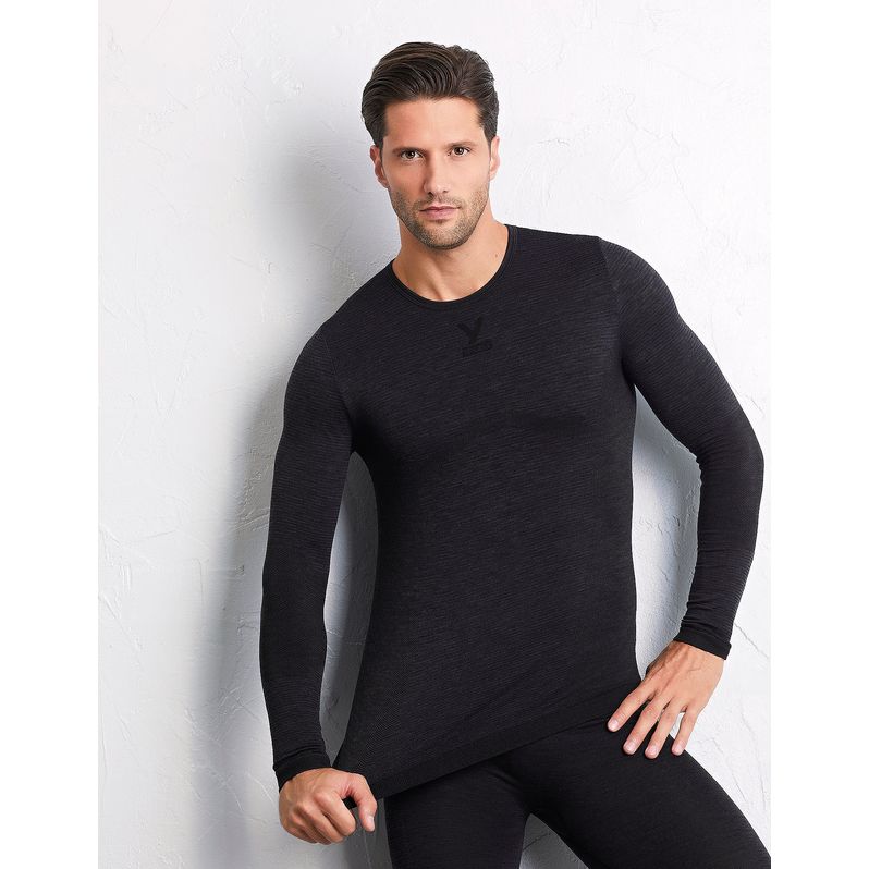 Maglia Termica Sportiva unisex con Lana Merino per temperature rigide