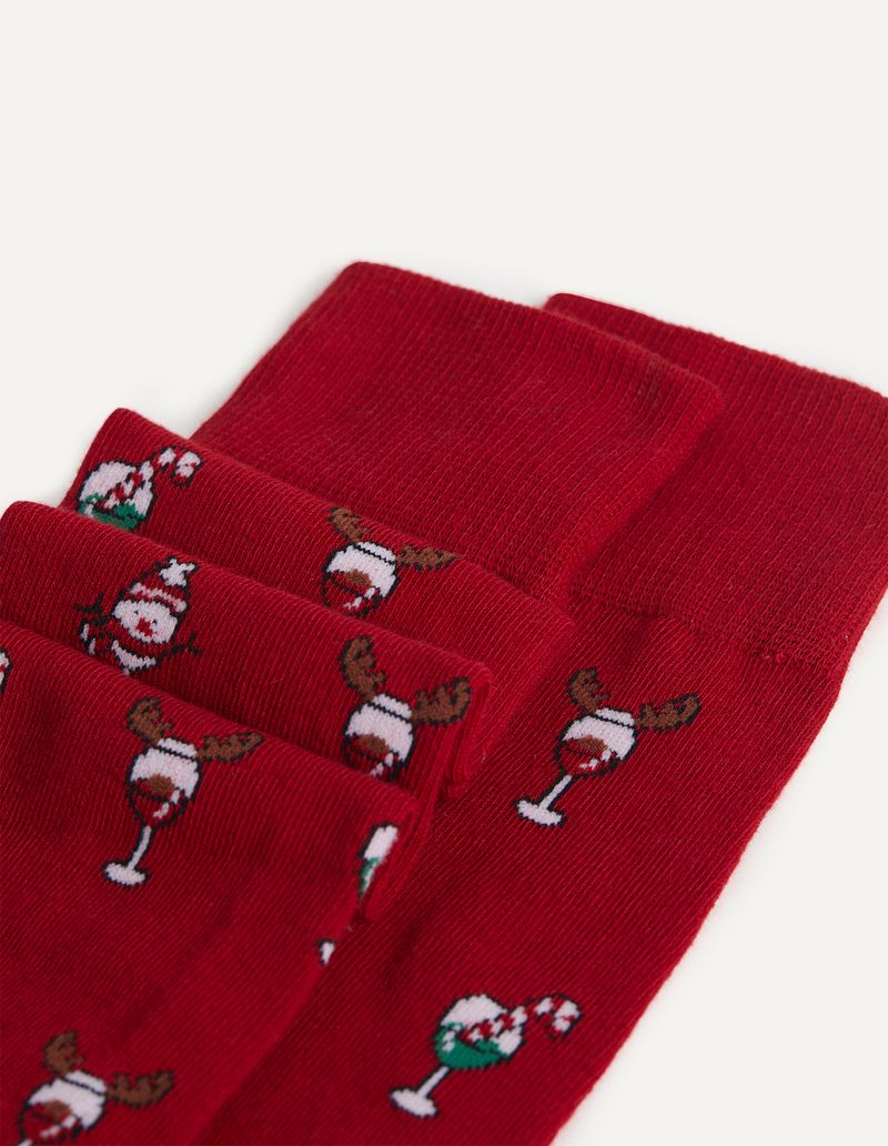 Calcetín Papá Noel Personalizado Con Nombre| Regalos De Navidad - Foto 2