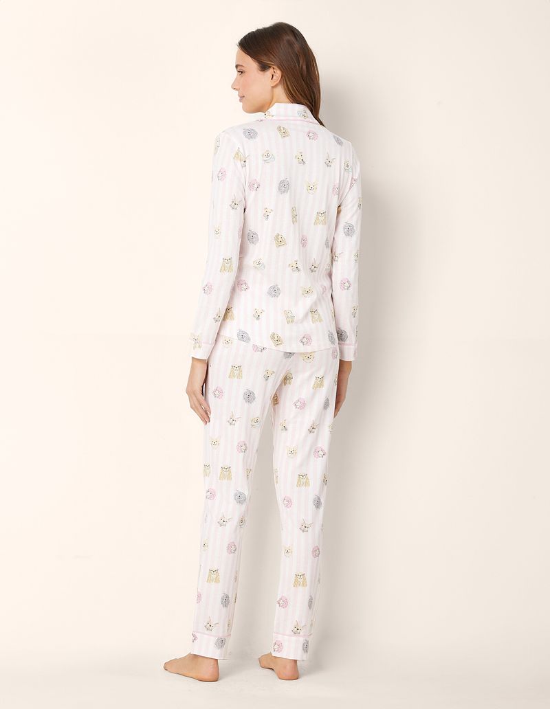 Pigiami da Donna Pigiama 2 Pezzi Loungewear Sleepwear Camicia da Notte Cane Pastore Tedesco
