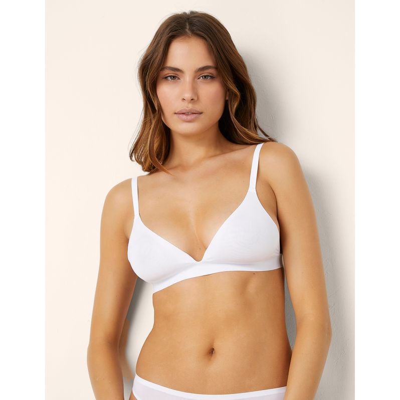 Triangle en microfibre ultralight sans armatures et sans rembourrage Invisible