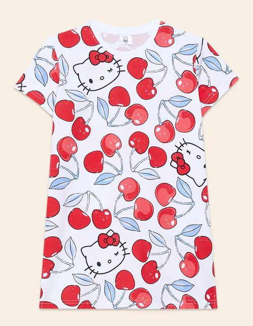 Camicia da notte corta da bambina Hello Kitty