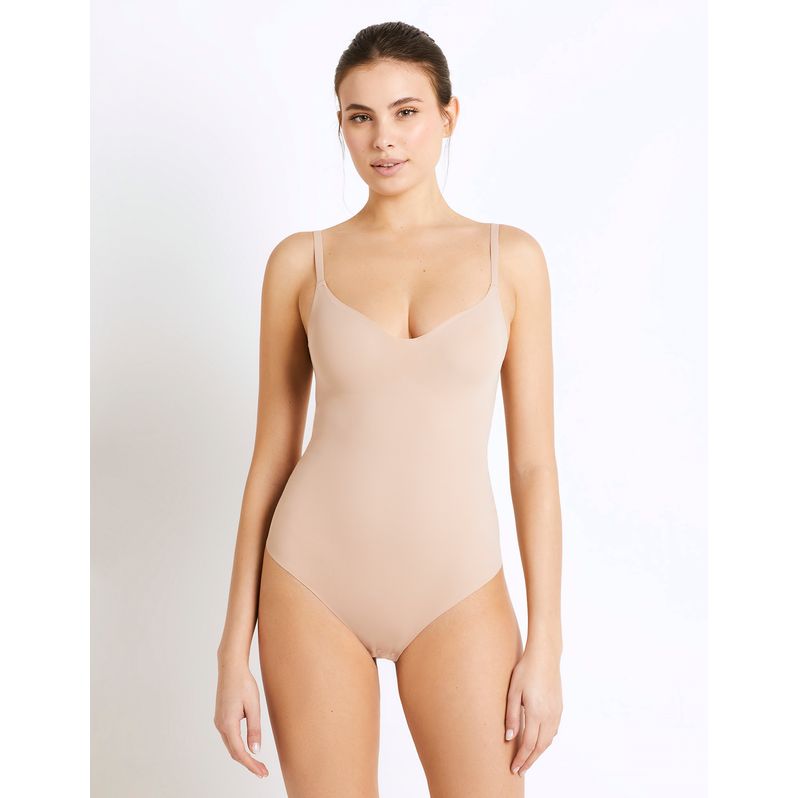Body modellante light invisibile con coppe estraibili Superfine Shaping