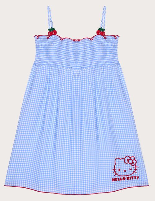 Abito a quadretti da bambina Hello Kitty