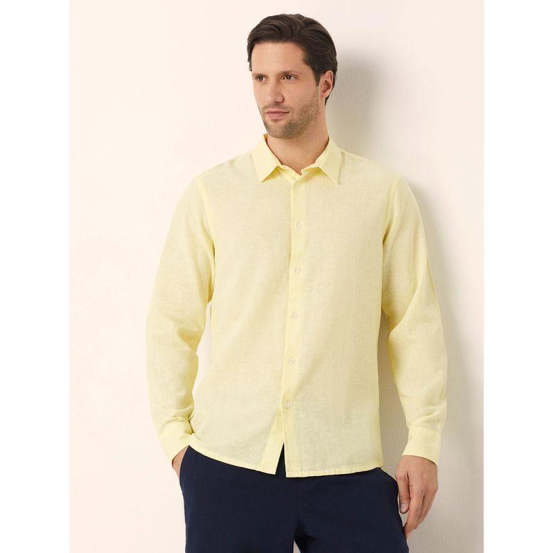 Camicia da uomo con colletto classico Cotton Linen