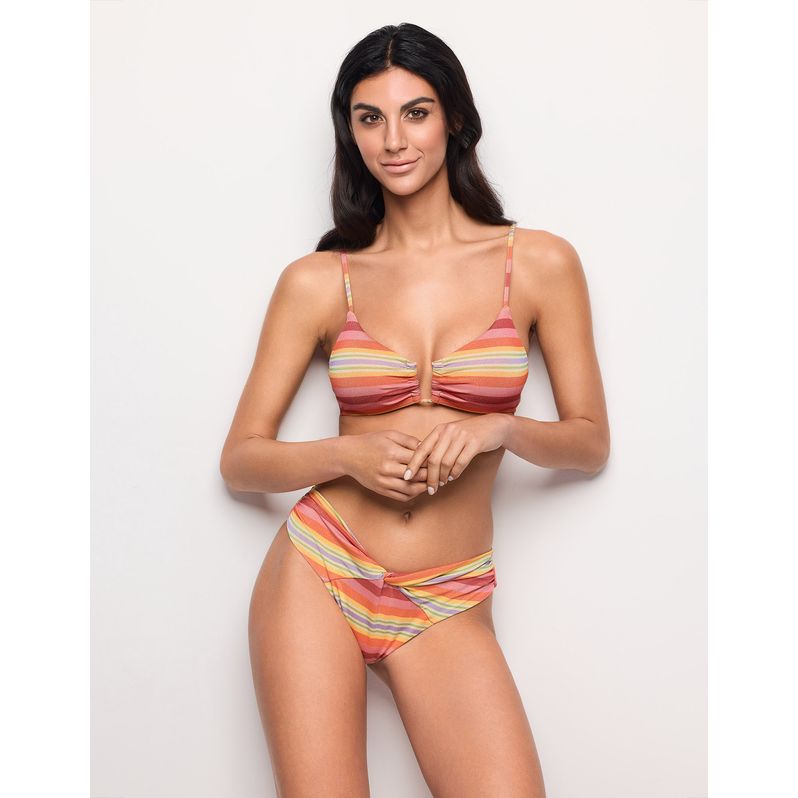 Women's Brazilian bikini bottom Stripes