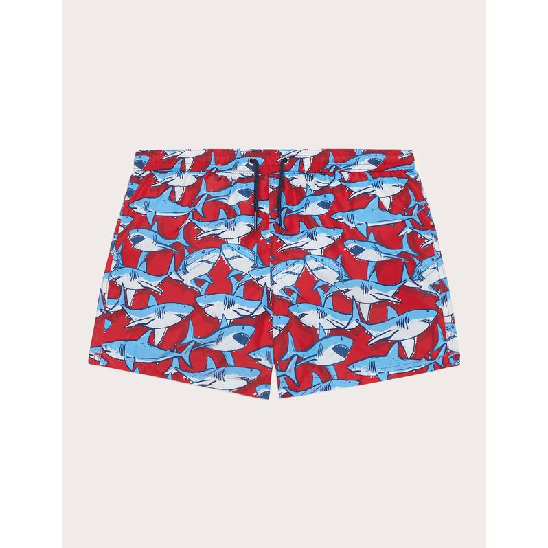 Costume boxer da bambino con squali Coral Reef