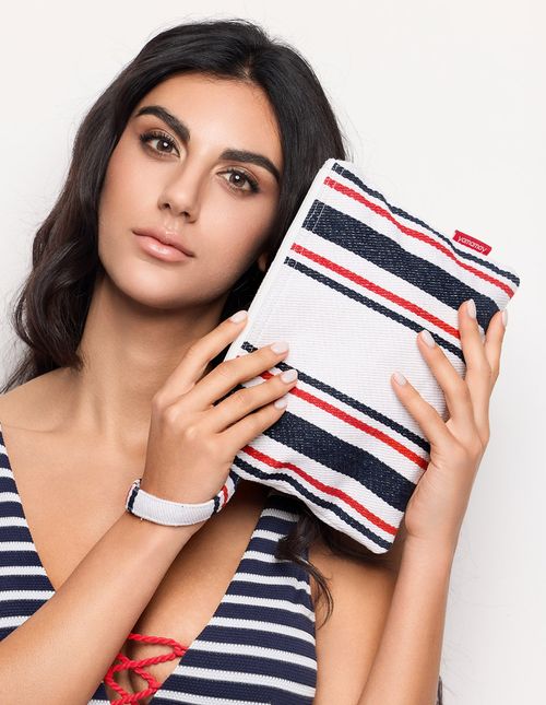 Pochette a righe Sailor