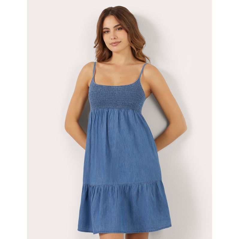 Women’s short dress – Denim