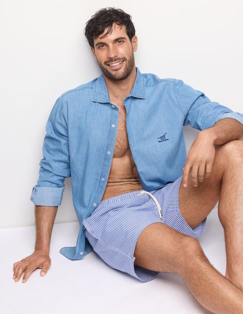 Camicia da uomo denim Herry Cotton's