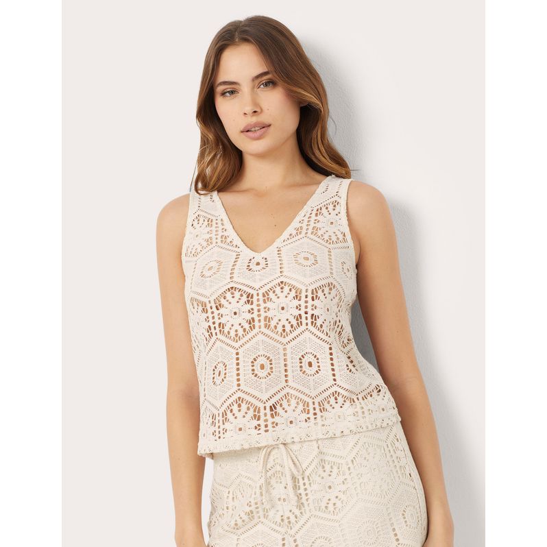 Canotta traforata Crochet