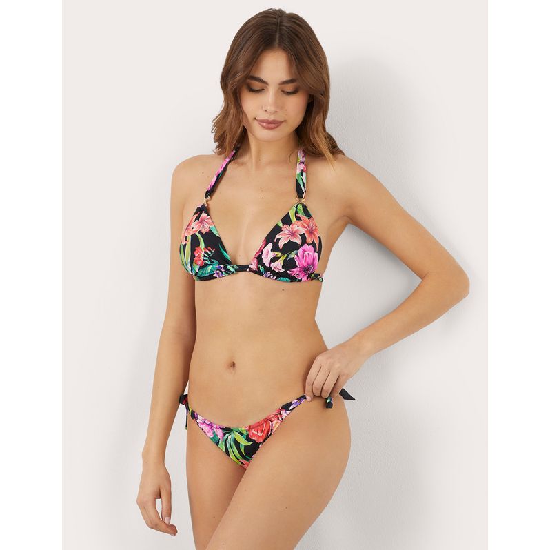 Costume a brasiliana con stampa floreale Marianna