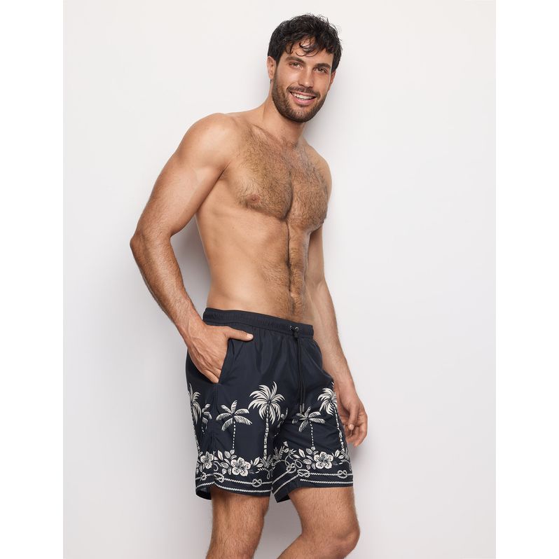 Costume boxer lungo da uomo Malibù