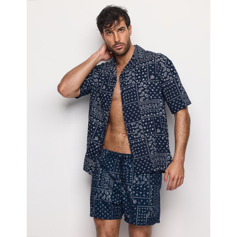 Camicia maniche corte in viscosa Marina I