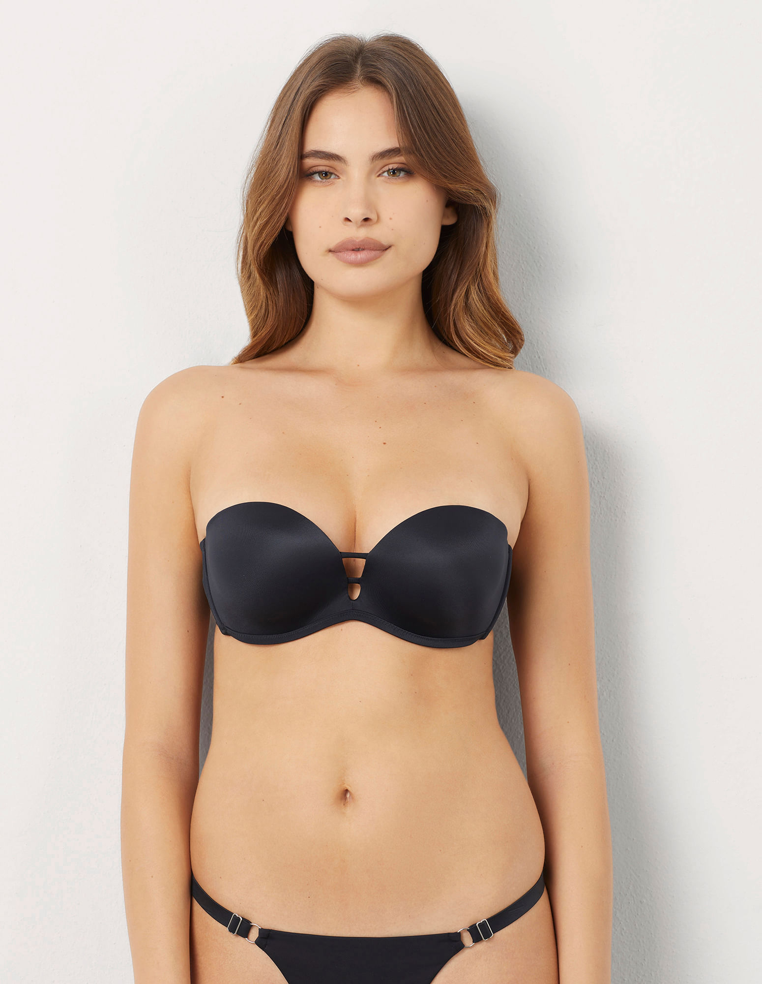 Fascia super push up del costume nera Essentials Yamamay