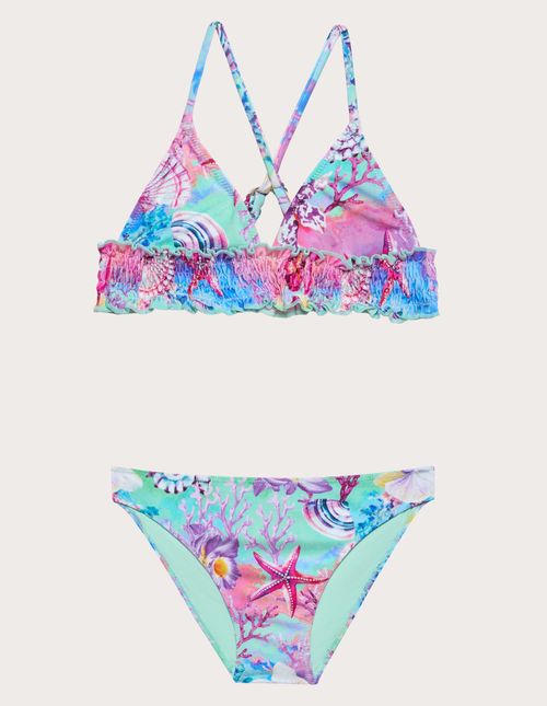 Set da bambina triangolo + slip Mermaid