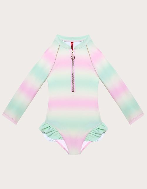 Costume intero da bambina a manica lunga Coistel