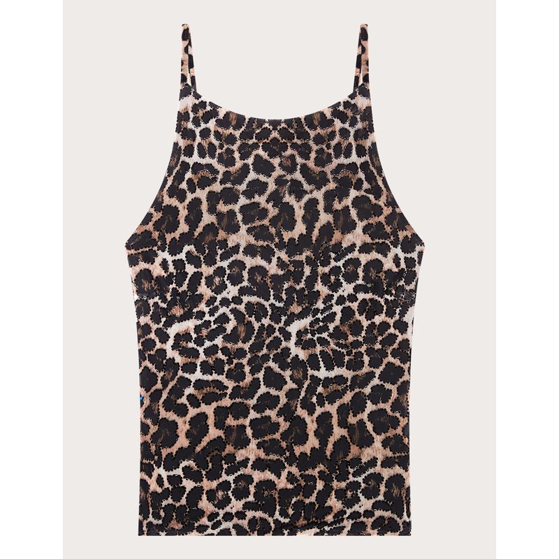 Tulle top with animal print Marianna - Yamamay