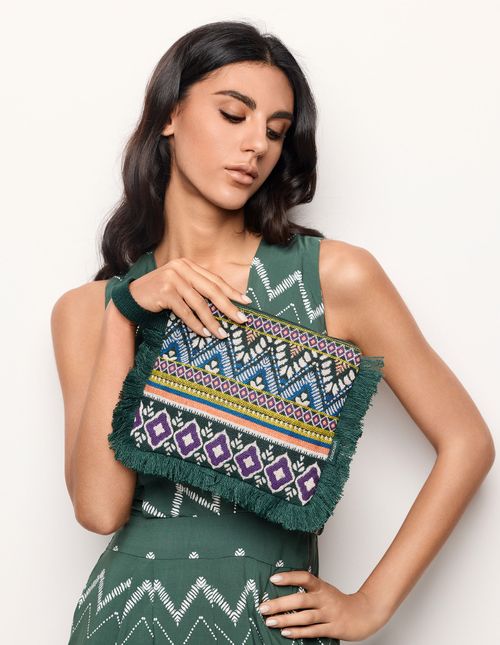 Pochette stampa etnica Yamira