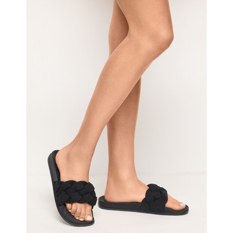 Summer Glam Woven Band Slipper