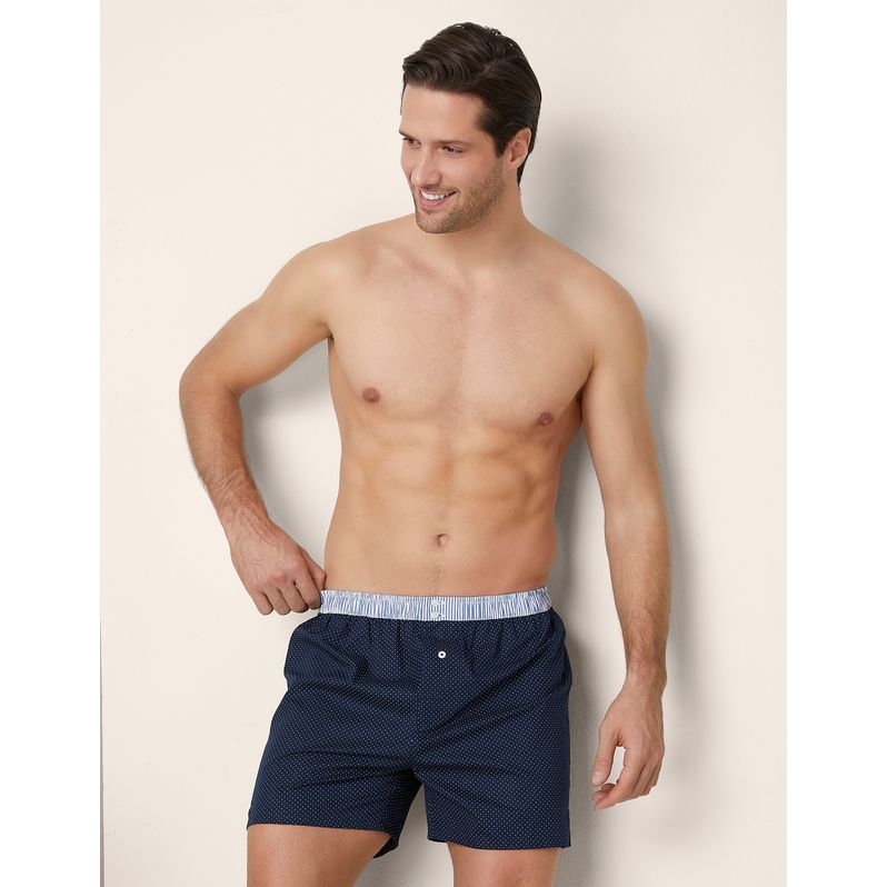Boxer stampa puntinata in tela di cotone Daily