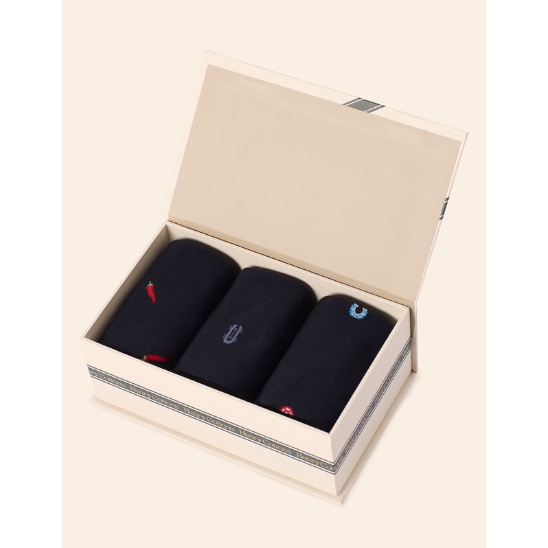 Multipack tre calze lunghe taglia unica Henry Cotton's