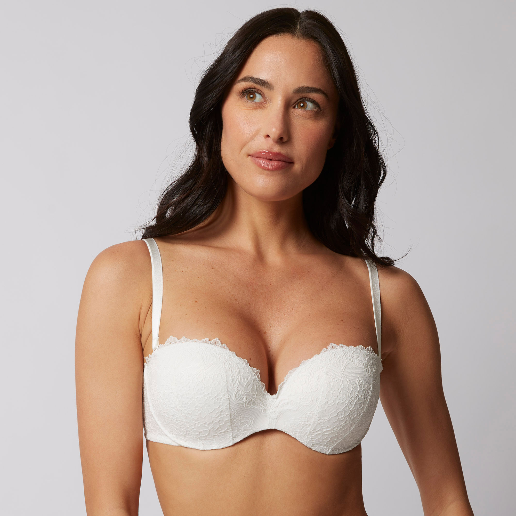 Gaia Reggiseno semi-imbottito da donna con ferretto a rete a punta