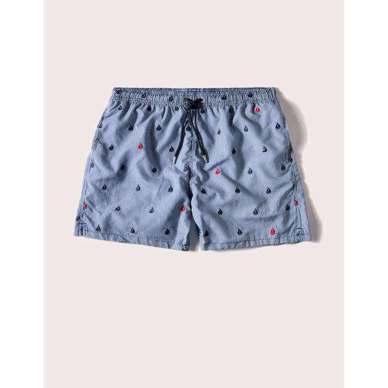 Costume boxer da uomo con barche Marina I