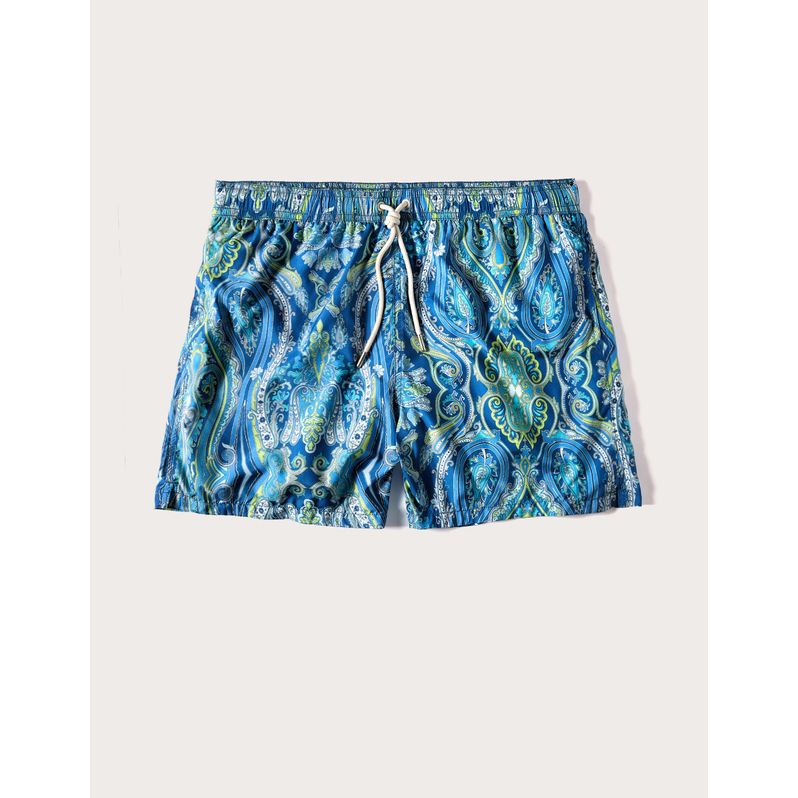 Costume boxer da uomo con stampa paisley Marina I