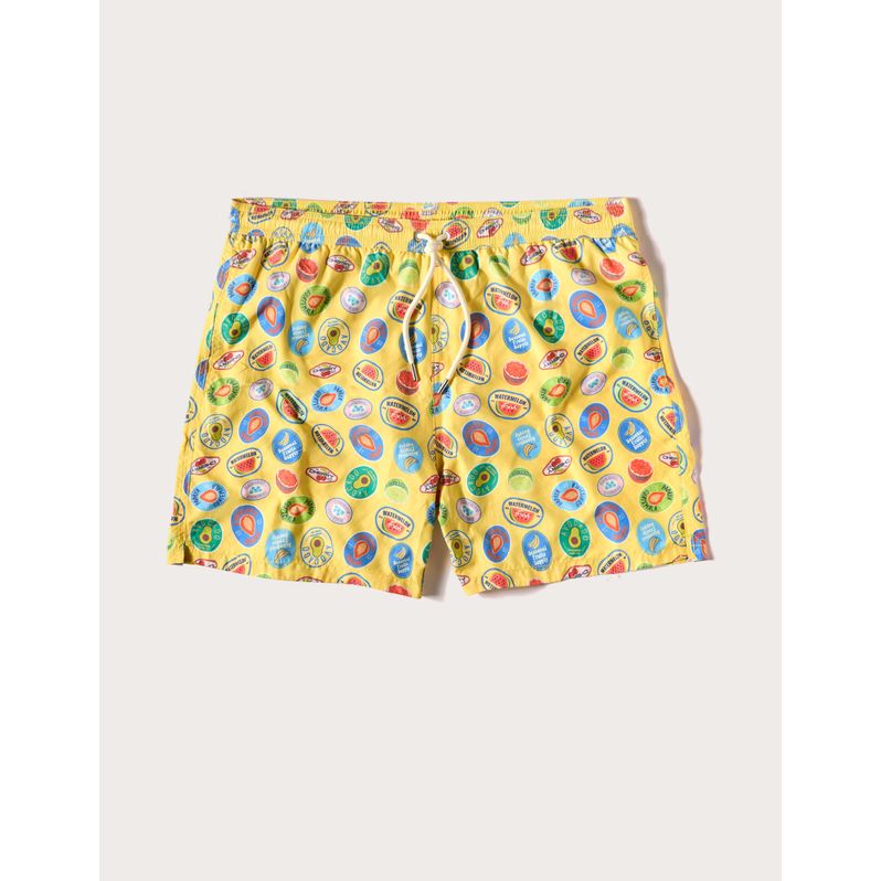 Costume boxer da uomo con frutti esotici Tropical